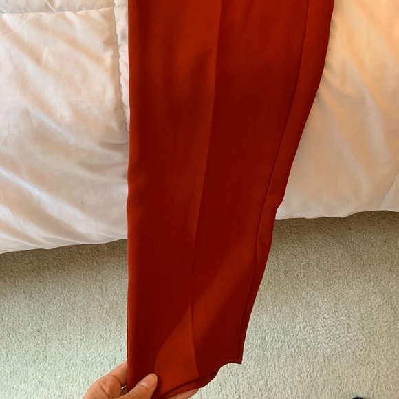 ZARA work pants/trousers in burnt orange colour only worn once - Picture 4 of 5